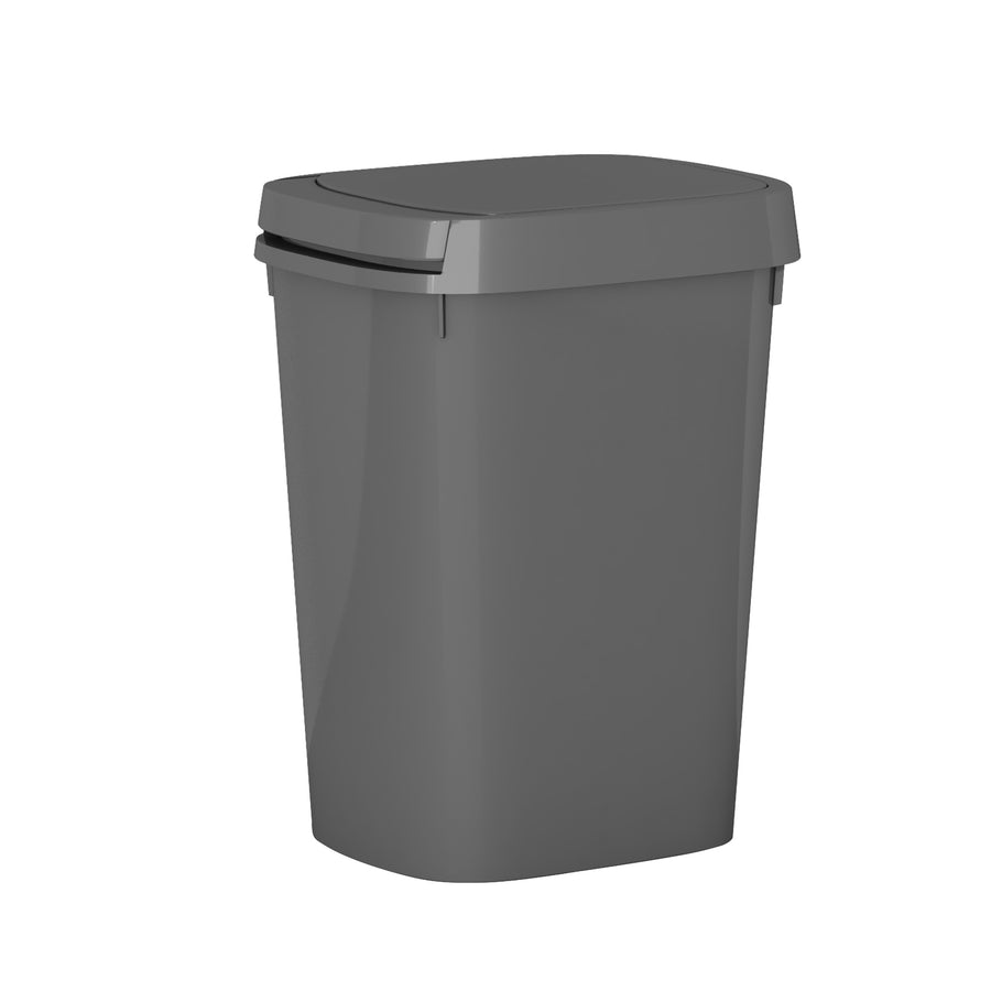 P1 10L Plastic Press-Top Trash Can
